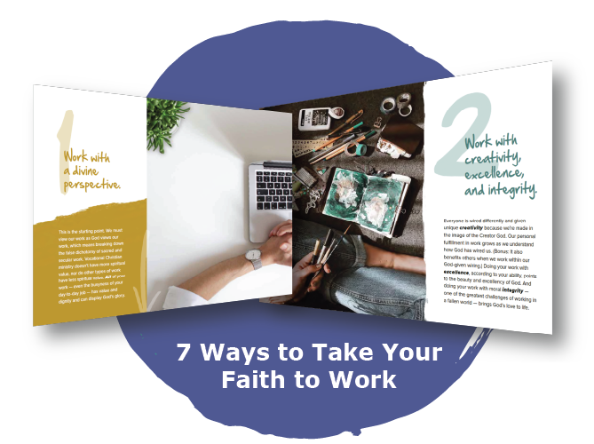 Learn how to share the gospel with your coworkers with this free guide about faith in the workplace.